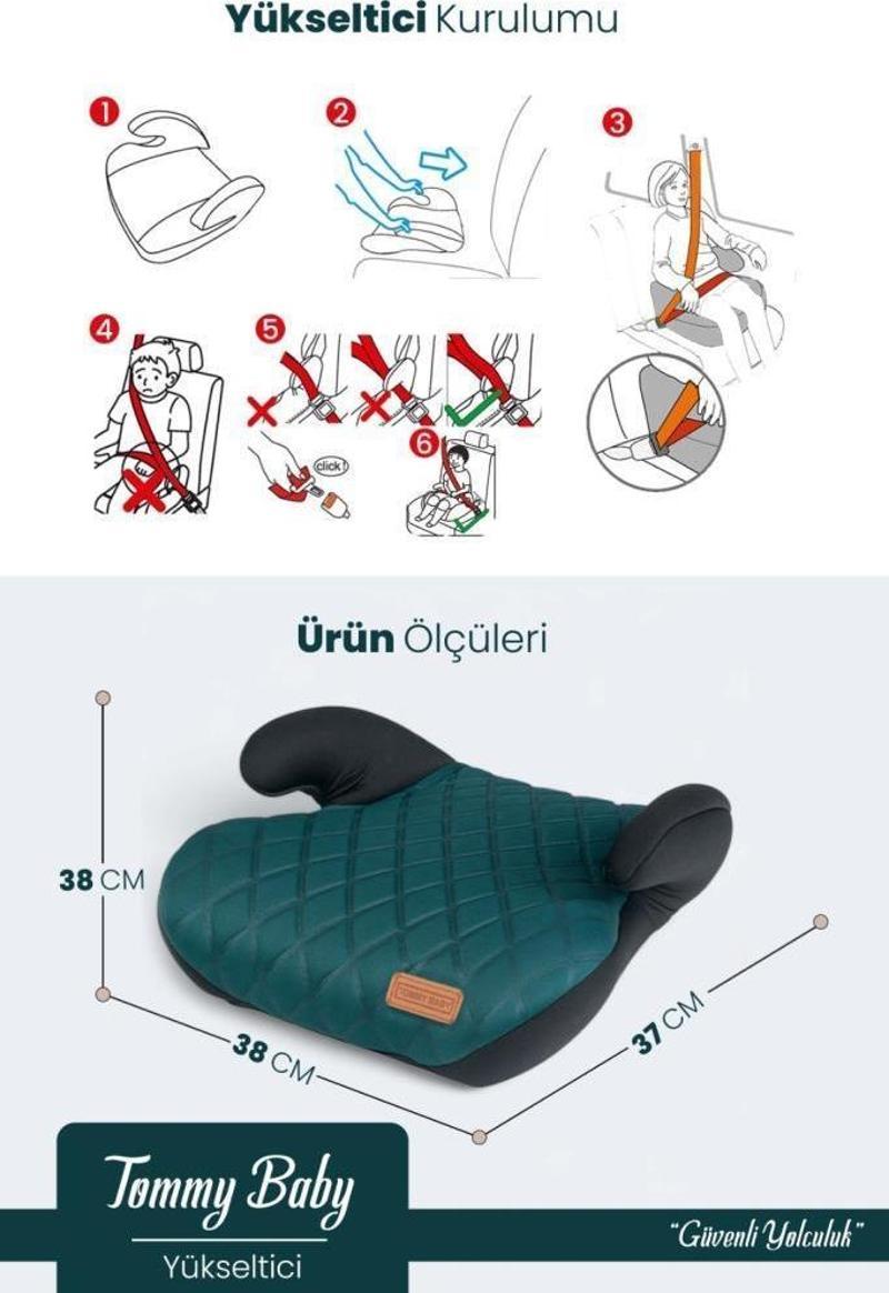 Yükseltici 15-36 KG Yükseltici Oto Koltuğu