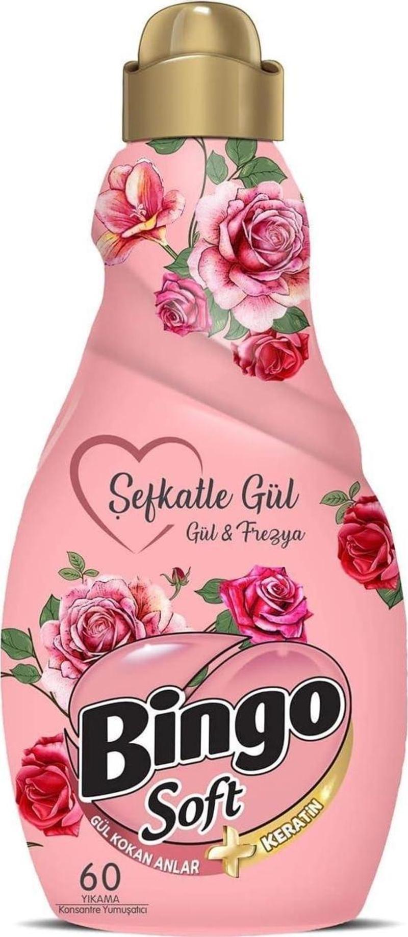 Soft Yumuşatıcı 1440 ml. Şefkatle Gül