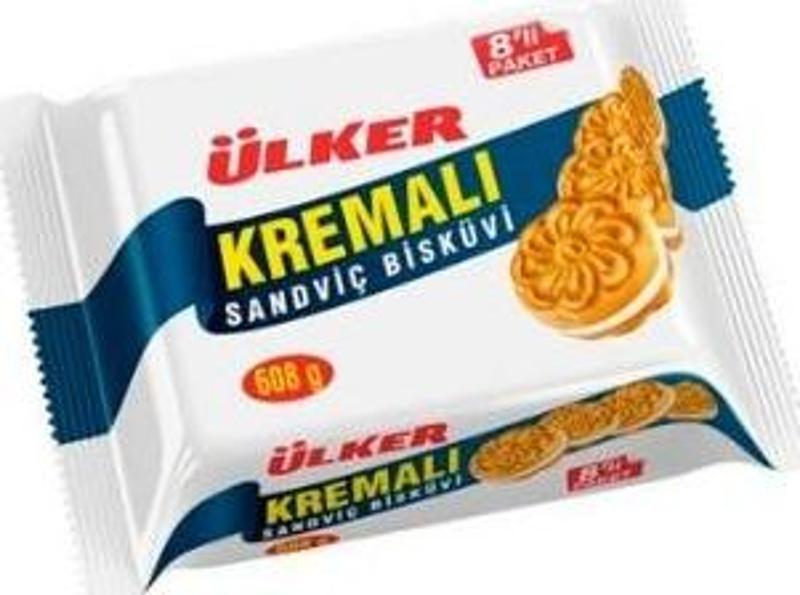 Kremalı Sandviç Bisküvi 8x69 Gr. (24'lü)