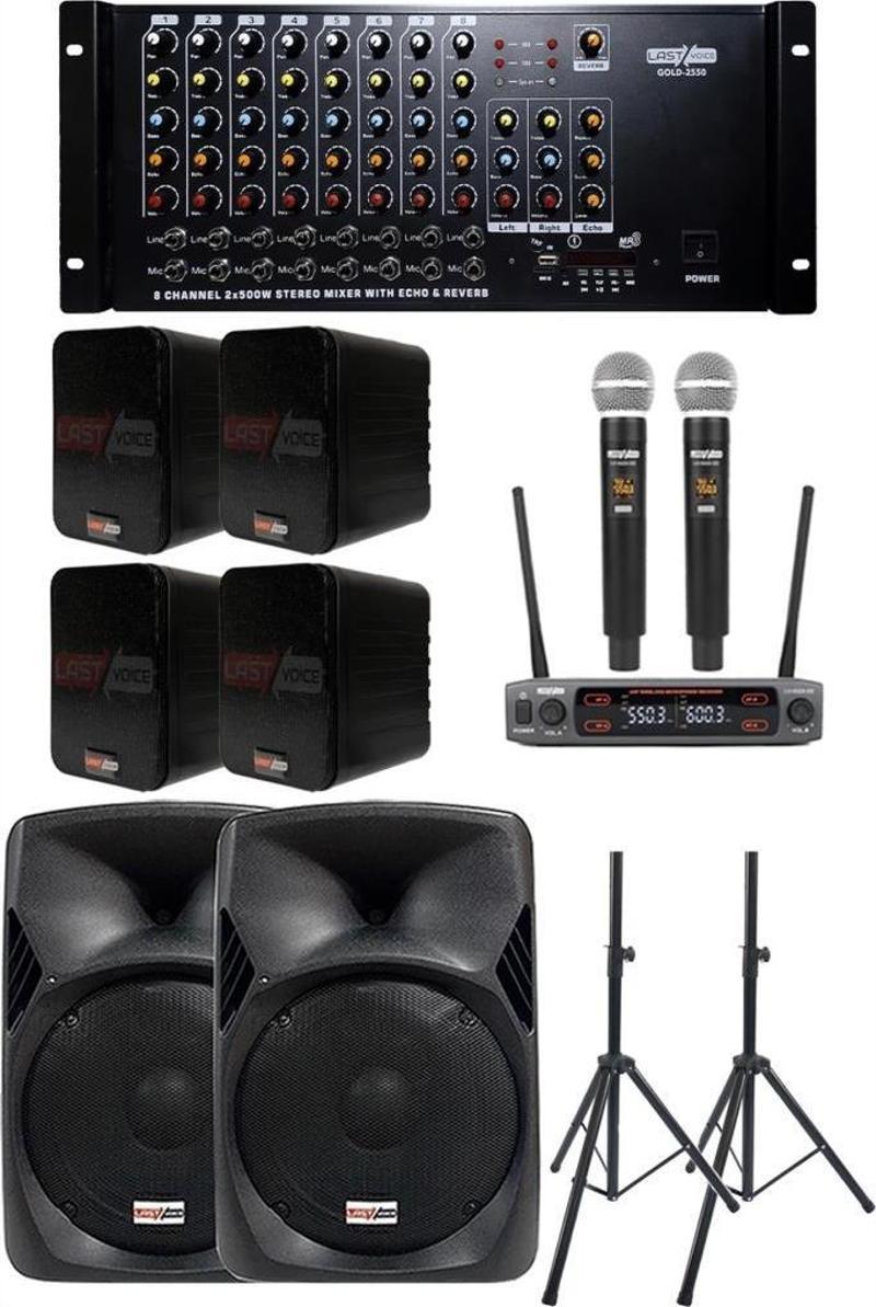 Okul Ses Sistemi İdeal İç-Dış Amfi Hoparlör Sistemi Full Paket-2