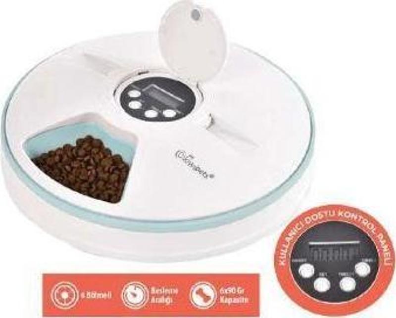 petsKpf-10521 Zaman Ayarlı Mama Kabı
