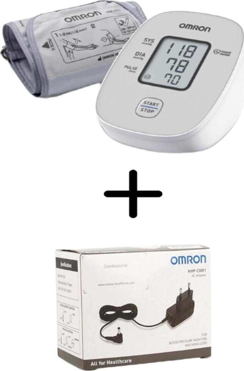 M2 Basic Hem-7121j-e Intellisense Koldan Ölçer + Hhp-cm01 Adaptör