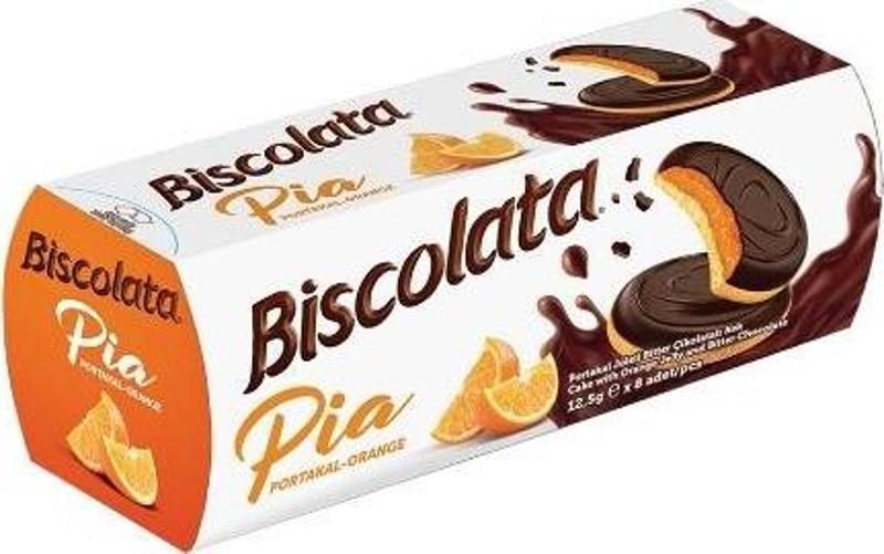 4'lü Şölen Biscolata Pia Portakal 100 Gr.