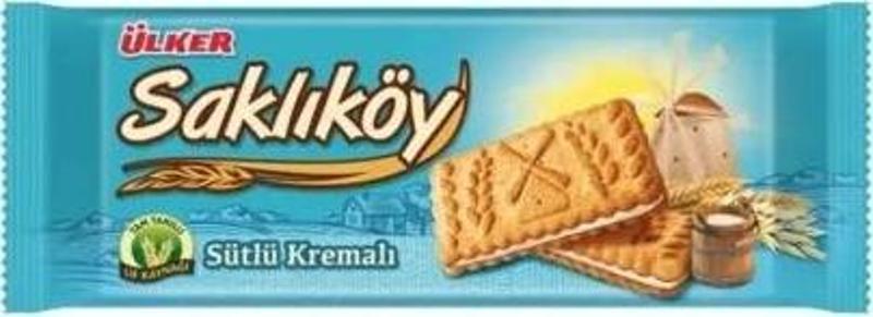 Saklıköy Sütlü Kremalı Bisküvi 100 Gr.