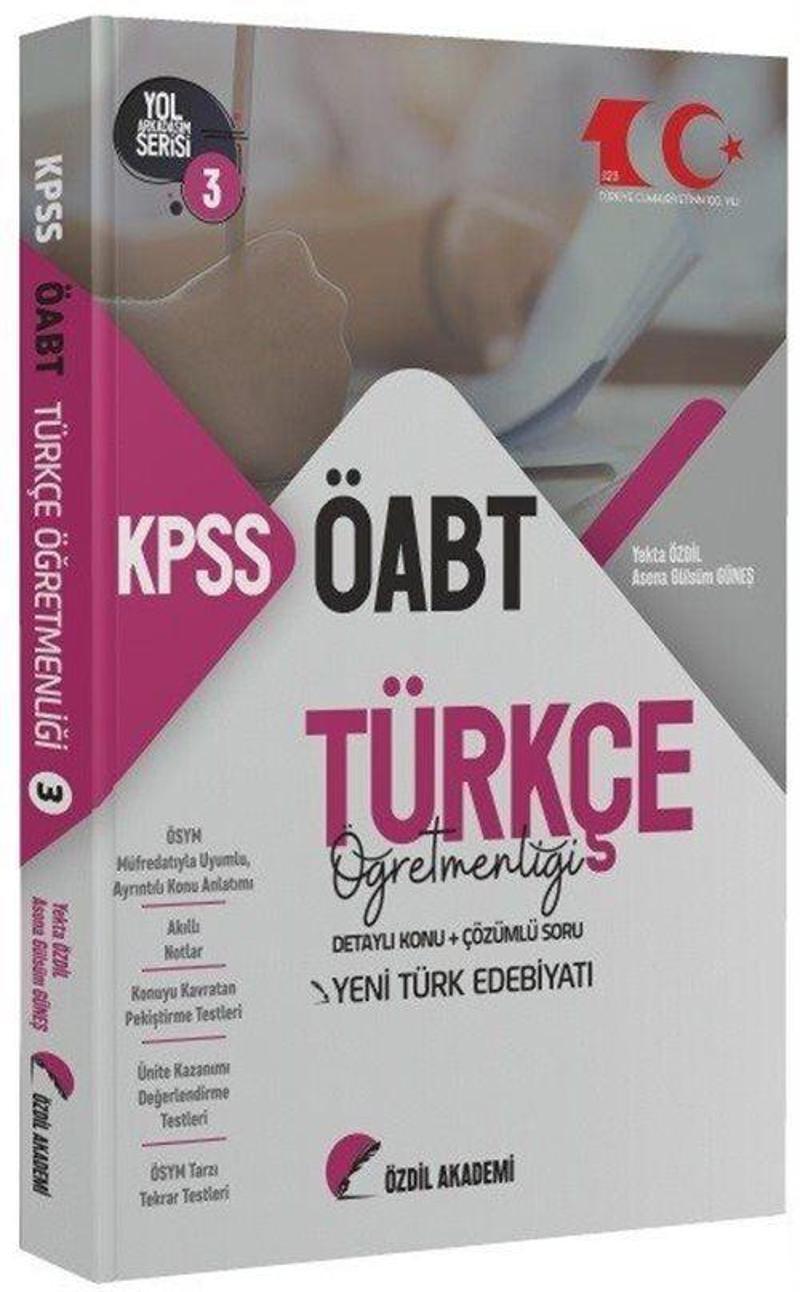 2023 ÖABT Türkçe 3. Kitap Yeni Türk Edebiyatı Konu Anlatımlı Soru Bankası