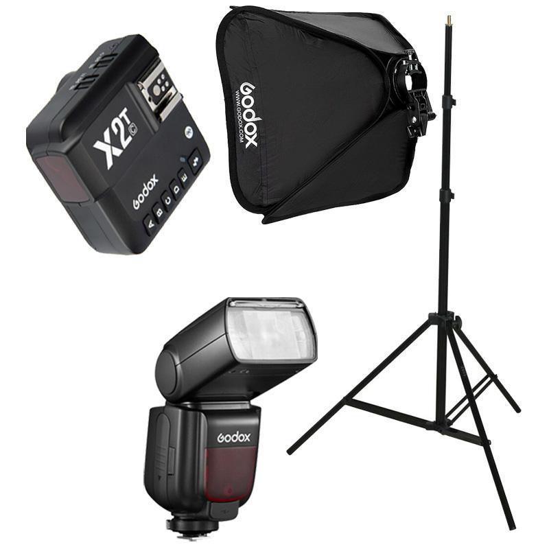 Godox TT685IIC Canon Flaş Full Set (Tepe Flaş + X2TC Tetikleyici