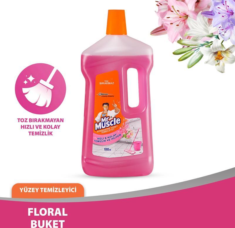 Konsantre Yüzey Temizleyici,  Floral Buket, 1L