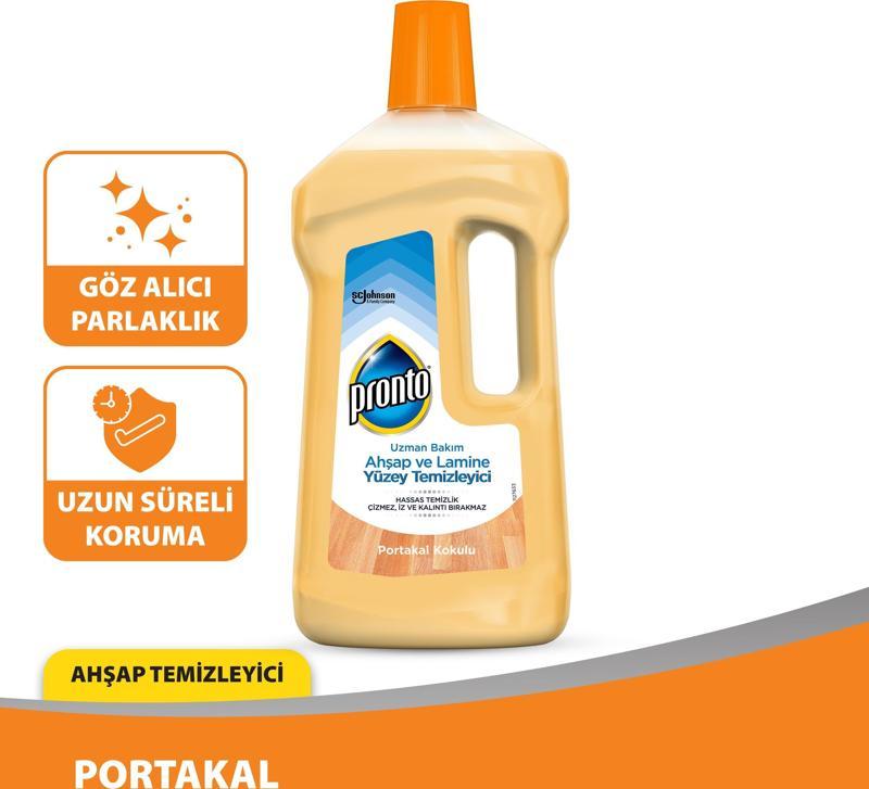 Ahşap Yüzey Temizleyici, Portakal, 750ml