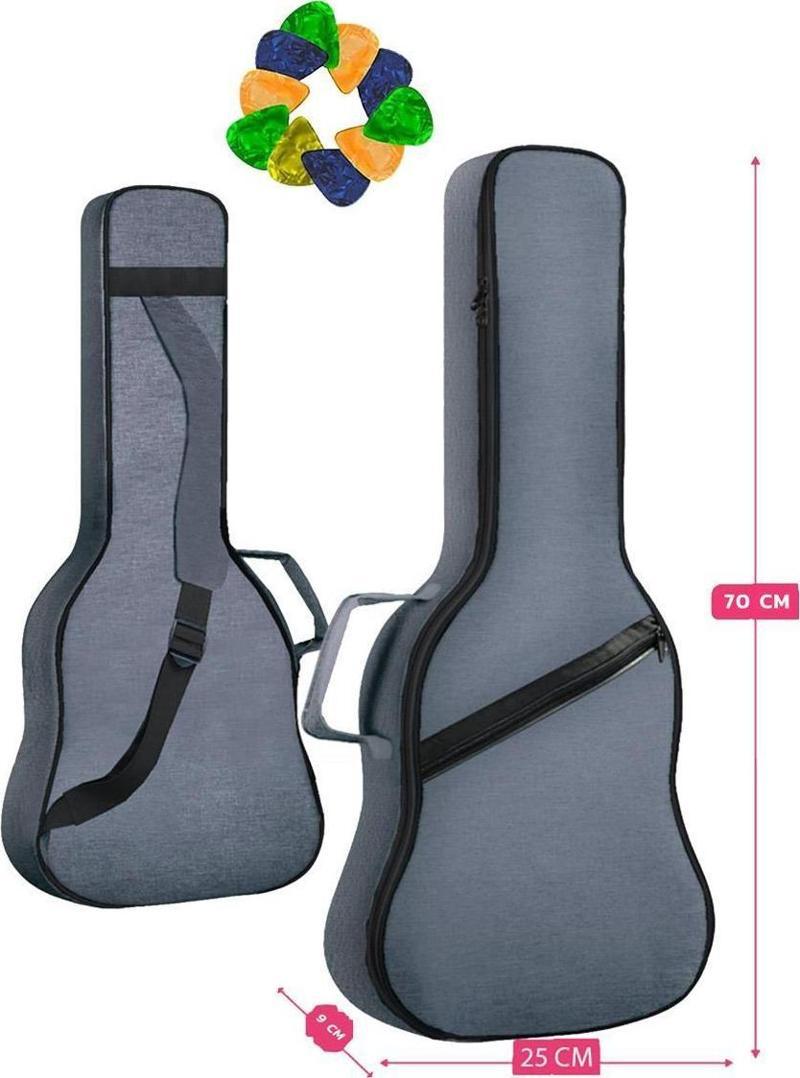 Cs-26 Tenör Ukulele Çantası Gigbag Soft Case Kılıf (10 Pena ve Takım Tel Hediye)