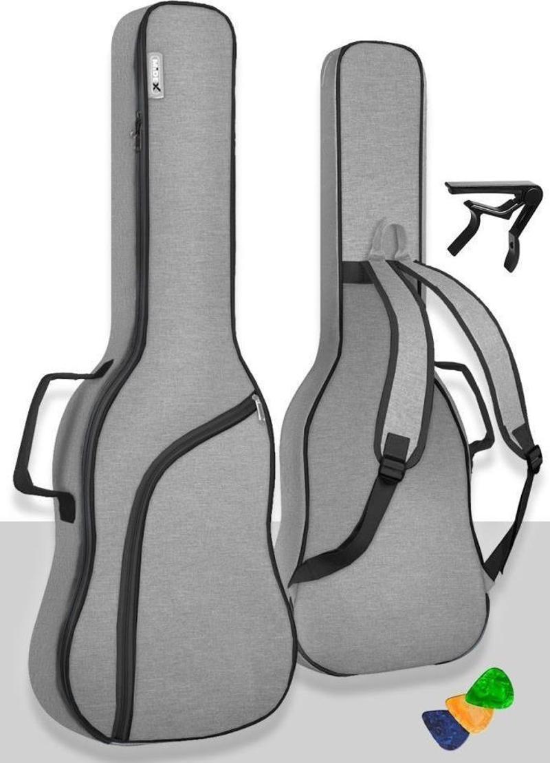 ELC-40 Case Elektro Gitar Çantası Gigbag Su Geçirmez Kalın Kılıf (Capo Hediye)