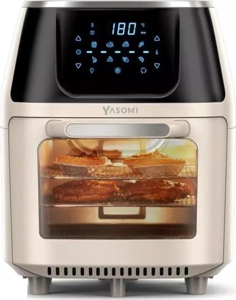 Y88 Xxl Bej 1500W 8 Litre Airfryer Oven Fritöz ( Türkiye Garantili)