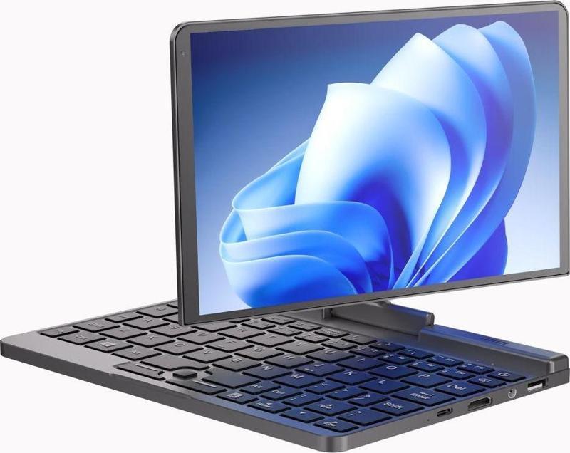 Minibook Katlanabilir Ekranlı Çift Fonksiyon Kullanabilir Mini Laptop