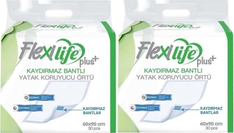 Plus Kaydırmaz Bantlı Kedi Köpek Çiş Pedi 2 Paket 60 Adet 60 x 90 cm