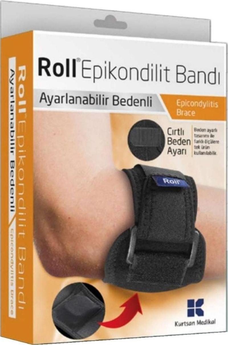Epikondilit Bandı Tenisçi Dirseği Bandı Ayarlanabilir Beden