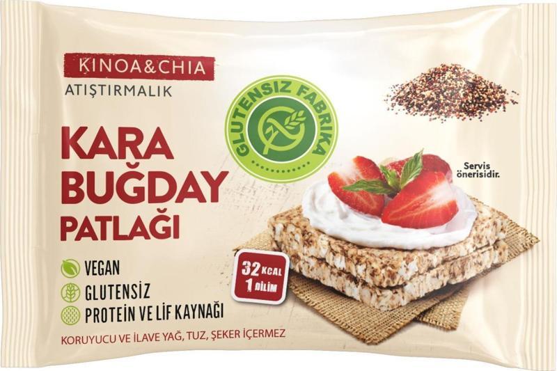 KİNOA&CHİALI KARE KARABUĞDAY PATLAĞI 10 PAKET (30 GRAM)