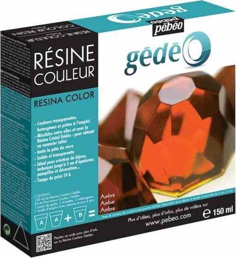 Gedeo 150ml Renkli Reçine Amber