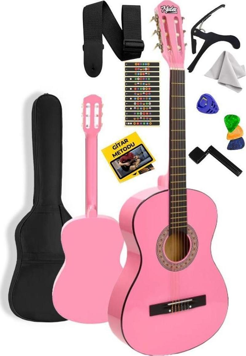 CG-36PK Kaliteli 36 İnç 3/4 Juniur Çocuk Gitarı 8-12 Yaş Arası (Çanta Askı Capo Nota Sticker Pena Metod)