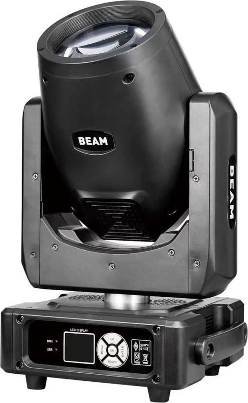 Beam-280 9R Osram Ampül ile 280W Beam Spot Sahne Işık Cam Gobo Türk Bayrağı Efektli