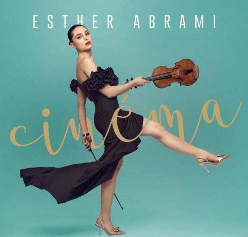 Esther Abrami & The City Of Prague Philharmonic Orchestra Cinema (Amber Vinyl) Plak