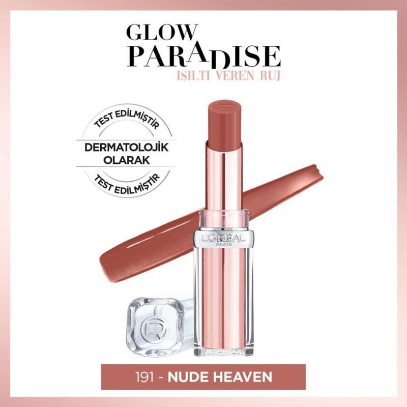 Glow Paradise Balm-in-Lipstick - Işıltı Veren Ruj 191 Nude Heaven