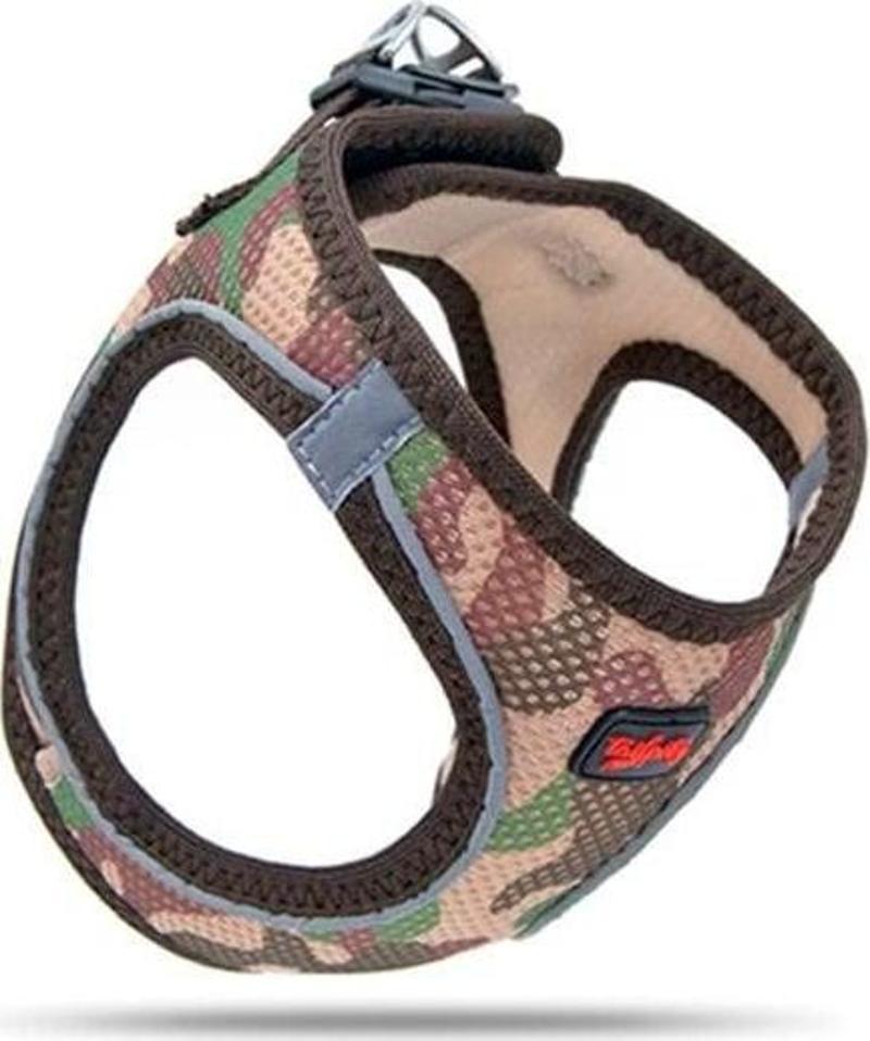 Air Mesh Harness Köpek Göğüs Tasması Xlarge Kamuflaj 42-54x54-60 Cm