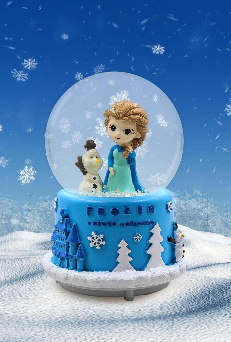 Işıklı Müzikli Frozen Kar Küresi