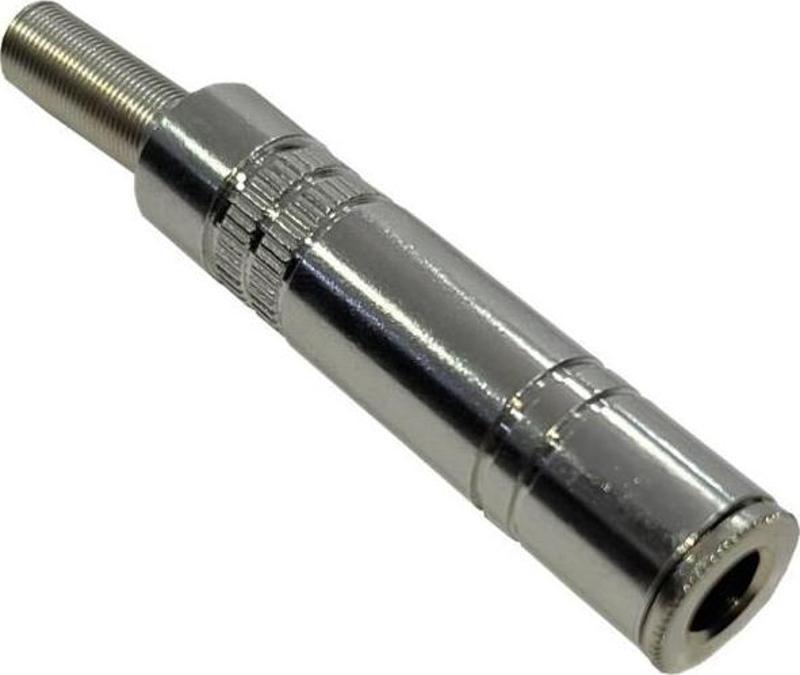 SFC-FD63 Metal 6.35mm Dişi Jack (6.35mm Dişi Uzatma Jak)