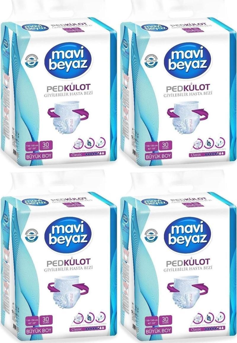 Ped Emici Külot Hasta Bezi Large Büyük 120 Adet