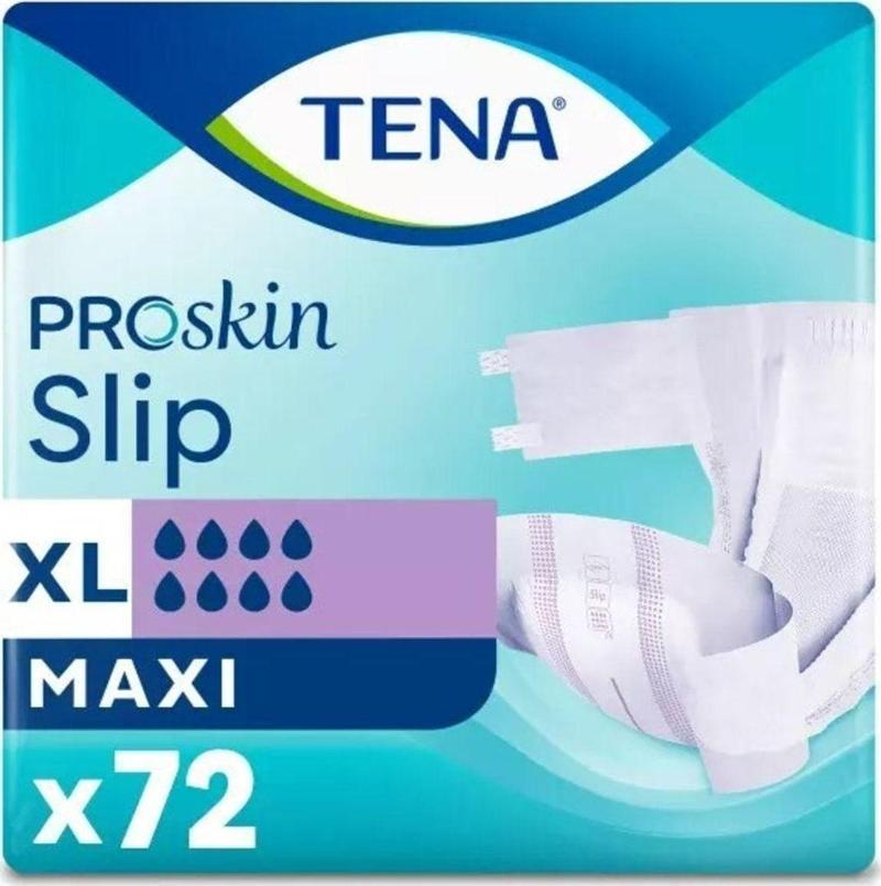 Slip Maxi Bel Bantlı Hasta Bezi, En Büyük Boy (xl), 8 Damla, 24'lü 3 Paket 72 Adet
