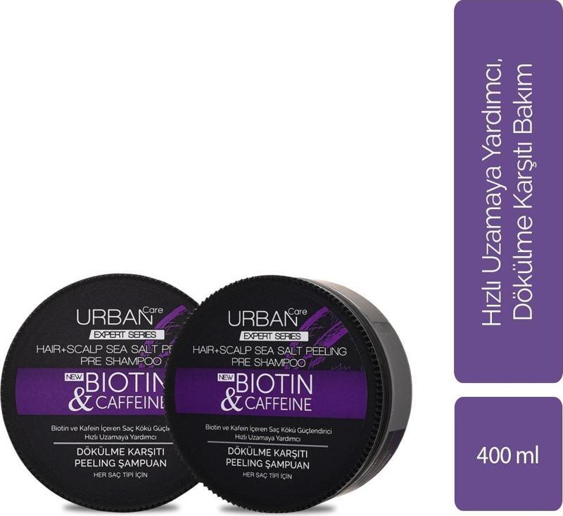 Expert Biotin Ve Kafein Dökülme Karşıtı Peeling Şampuan 2x200 ml
