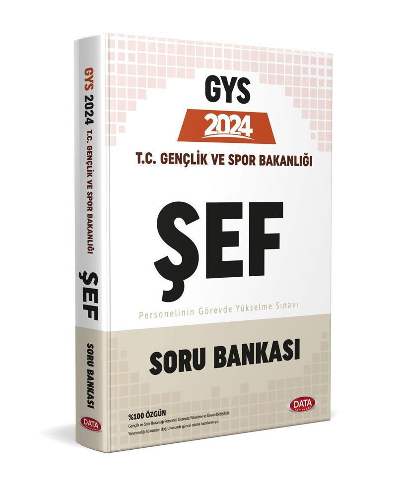 Data 2024 GYS Gençlik ve Spor Bakanlığı Şef Soru Bankası Data Yayınları