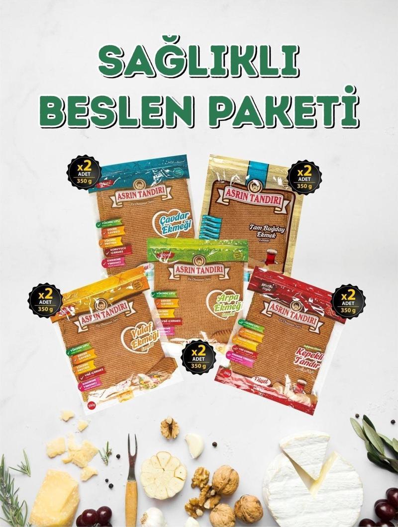 100 Adet Lavaş 10'lu Sağlıklı Beslen Paketi ( 1 Paket 350 gr ) 10 x 350 gr