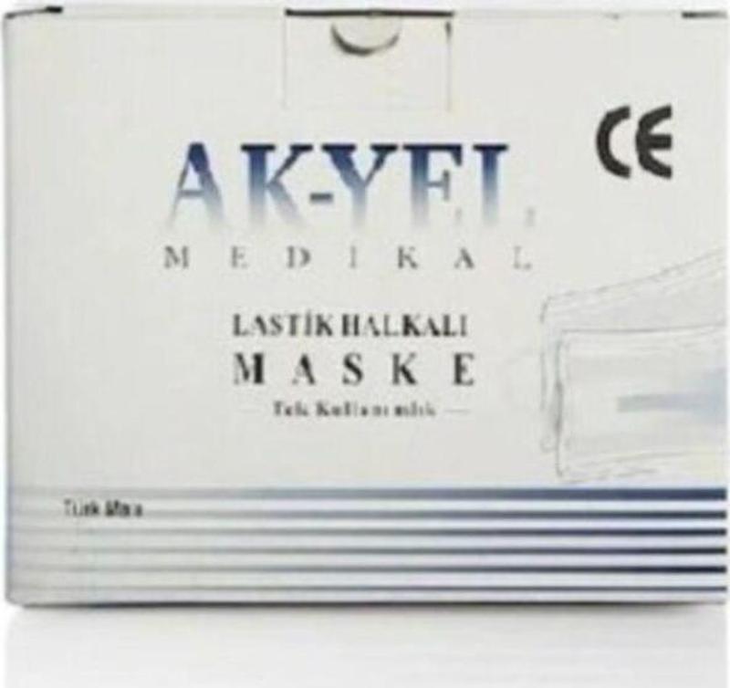 Ağız Maskesi Burun Telli Meltblown Kumaş Filitreli 2000 Adet