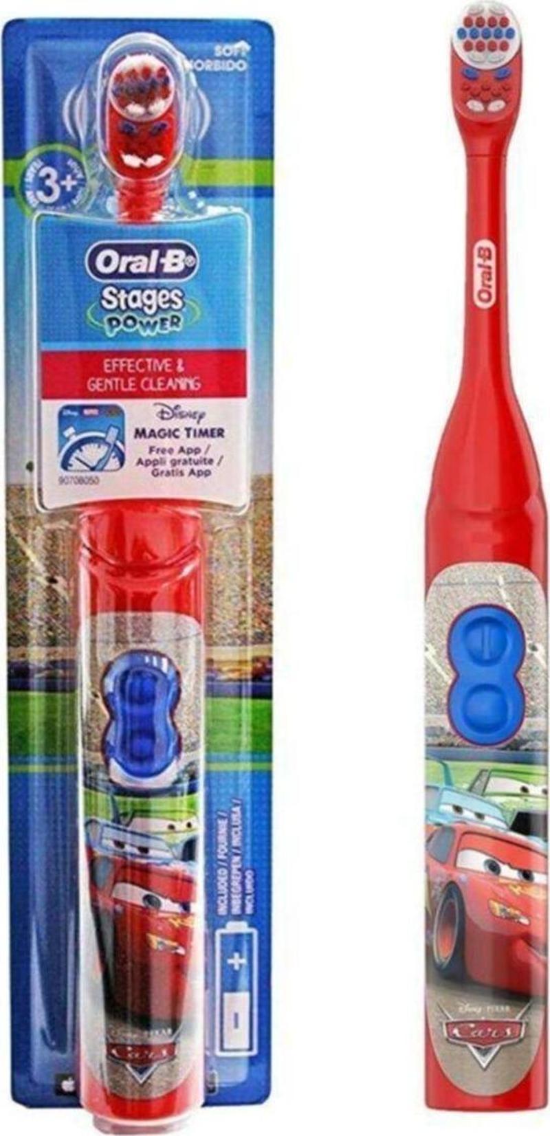 Stages Power Çocuk Pilli Diş Fırçası Cars 3+ Ay