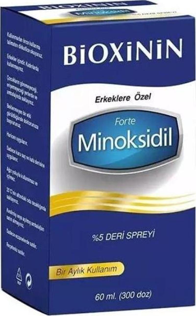 Bioxinin Bioxcin Forte Minoksidil %5 Deri Spreyi 60 ml.