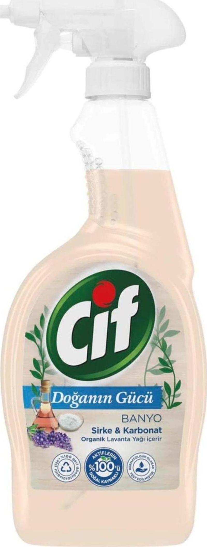 Doğanın Gücü Banyo Sirke Karbonat Lavanta Yağı Temizleyici 750 ml