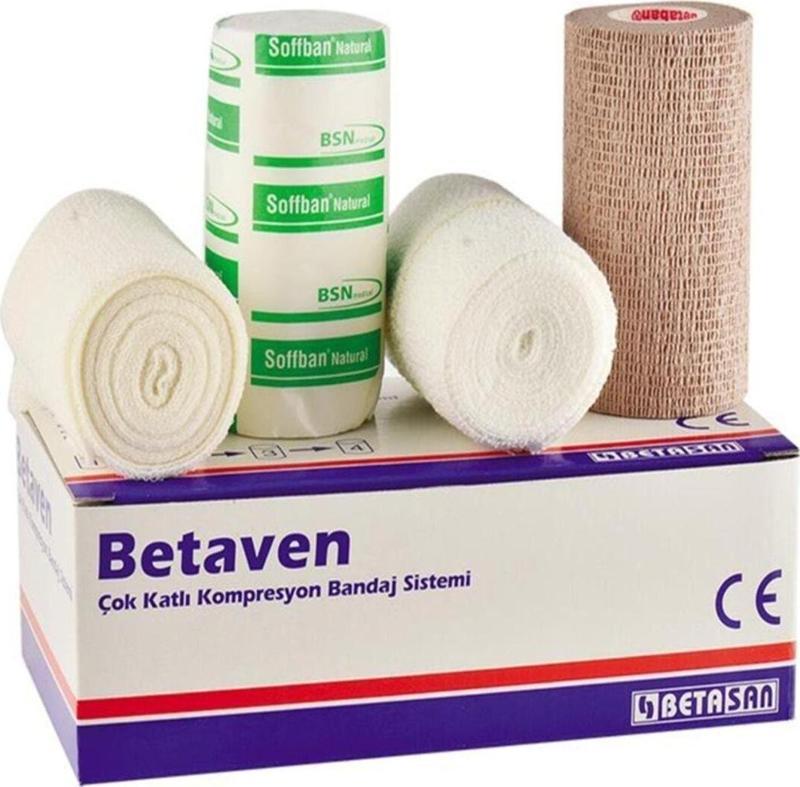 Betaven Çok Katlı Kompresyon Bandaj Sistemi 4'lü