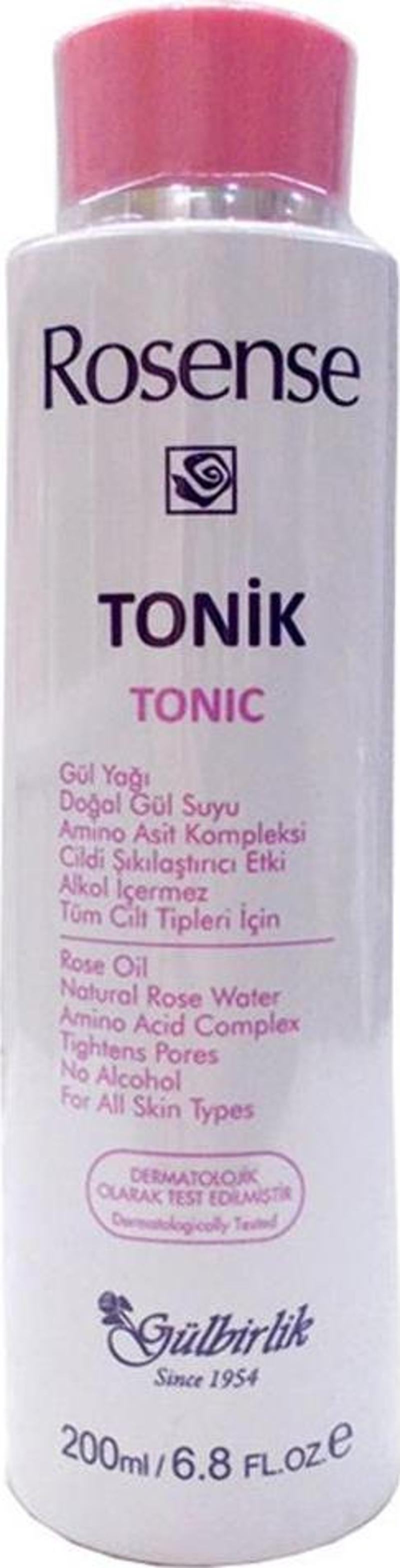 Gül Suyu Tonik 200ML Gülbirlik Doğal Sıkılaştırıcı Tonik