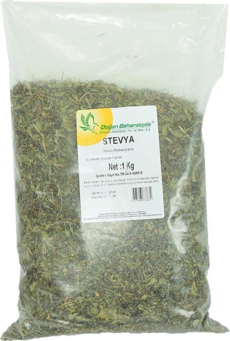 Stevya Otu Yaprağı Doğal Stevia 1 kg Kiloluk