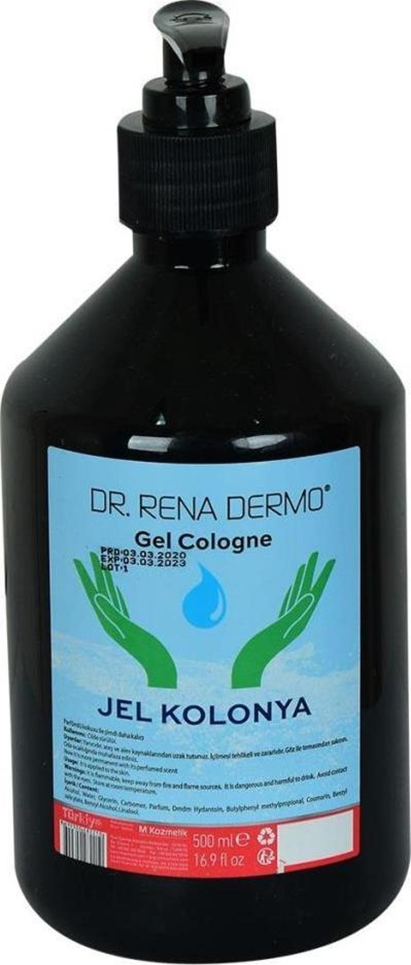 Jel Kolonya Parfümlü Pompalı Gel Cologne 500 ML