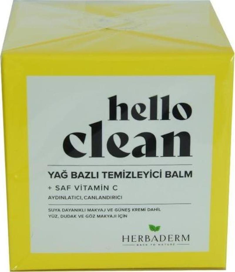 Hello Clean Yağ Bazlı Temizleyici Balm Saf Vitamin C 100ML