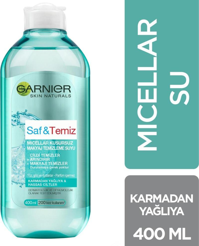 Saf & Temiz Micellar Kusursuz Makyaj Temizleme Suyu 400 ml