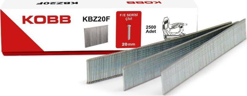 KBZ20F 20mm 2500 Adet F/E/J/8 Serisi Ağır Hizmet Tipi Kesik Başlı Çivi