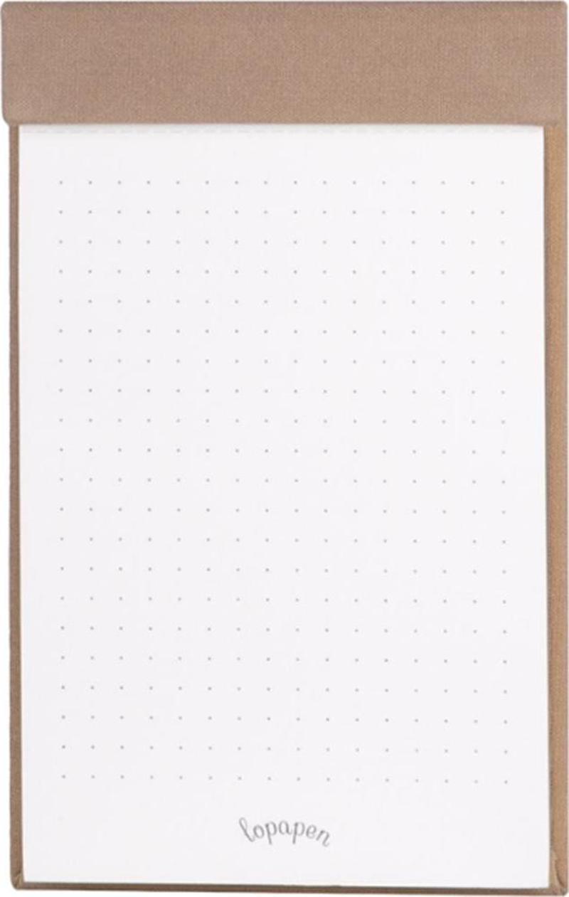 Sütlü Kahve Notepad Noktalı Not Defteri