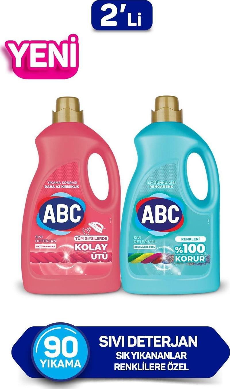 Sıvı Deterjan Renkliler&kolay Ütü 2'li Set 2.7 Lt