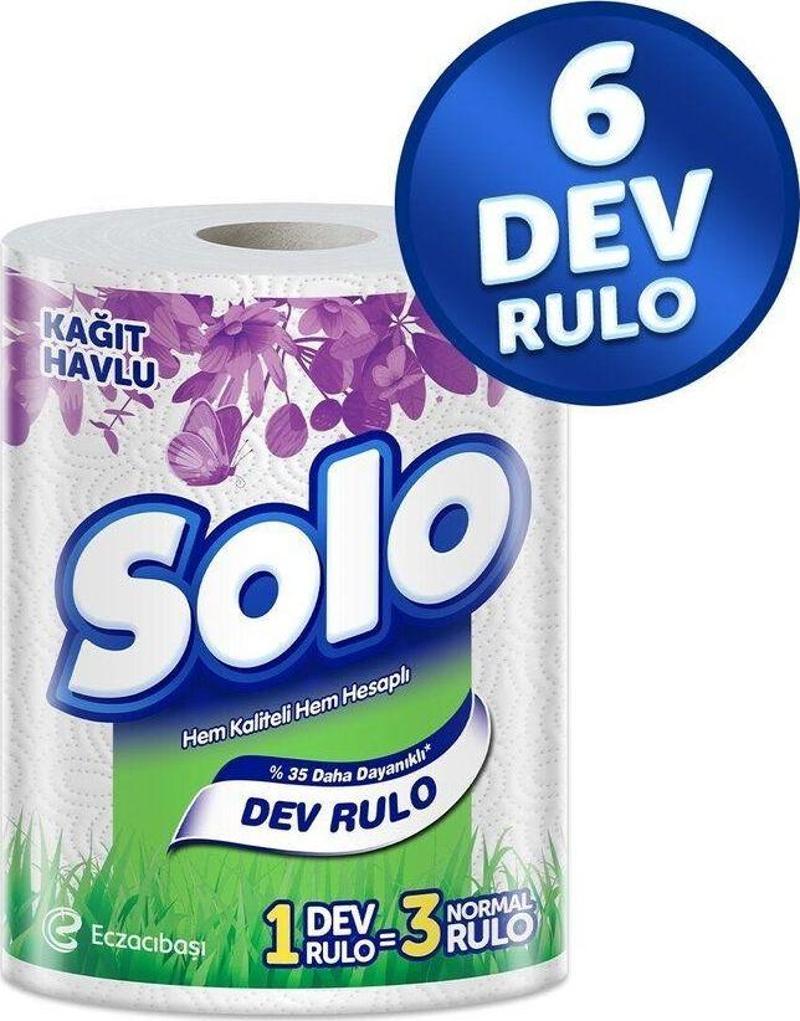 Dev Rulo Kağıt Havlu 6'lı Set