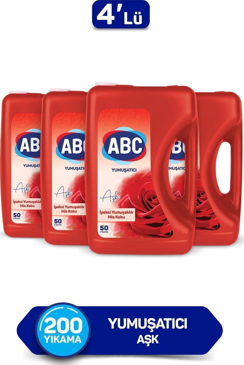 Yumuşatıcı Aşk 5 Lt - 4'lü Set