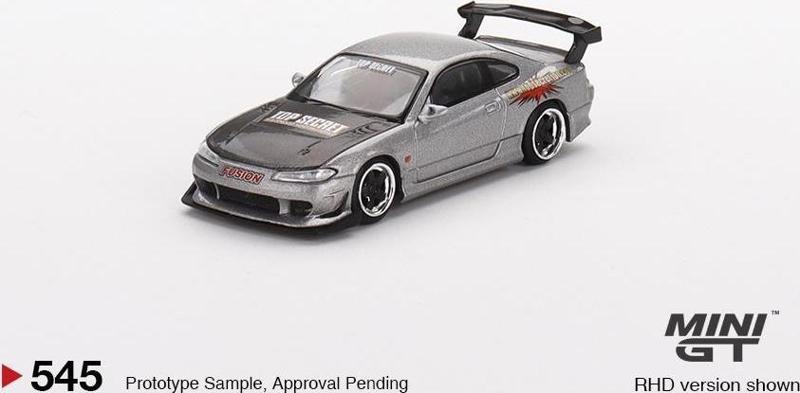 Nissan Silvia Top Secret (S15) Silver Red - 545