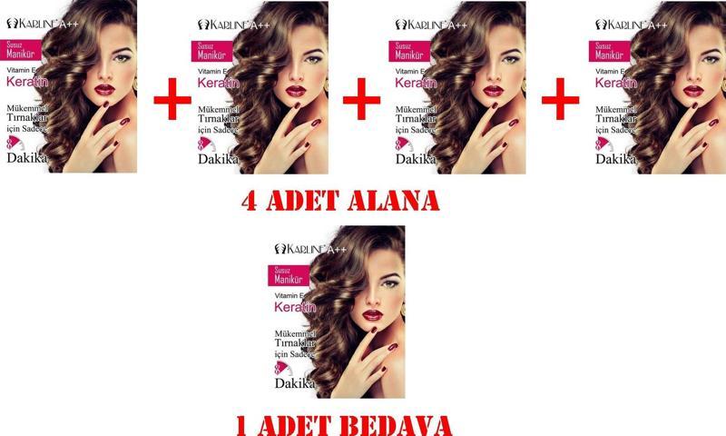 A++ Susuz Keratinli Spa Eldivenli Manikür  5'li Set