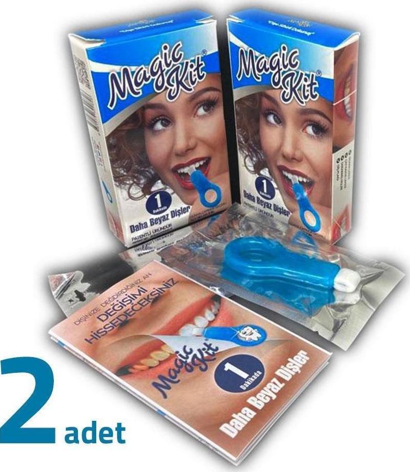 Diş Lekesi Temizleyici Diş Beyazlatıcı +5 Yedek Silgi X 2 Adet